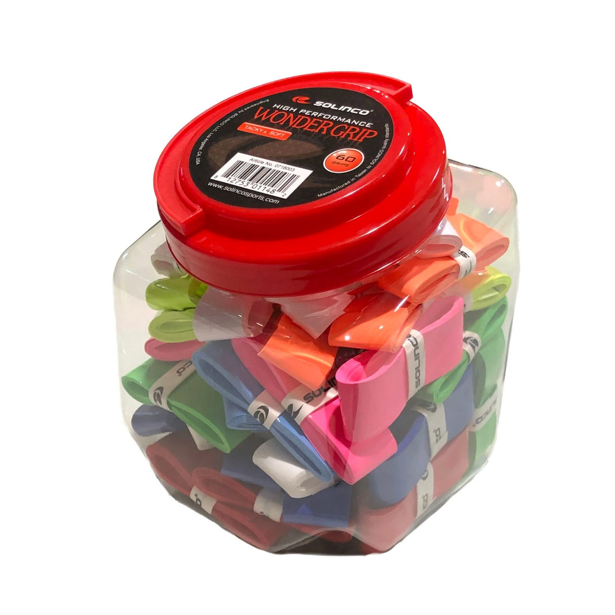 Surgrips Solinco WONDER GRIP mixés x 60