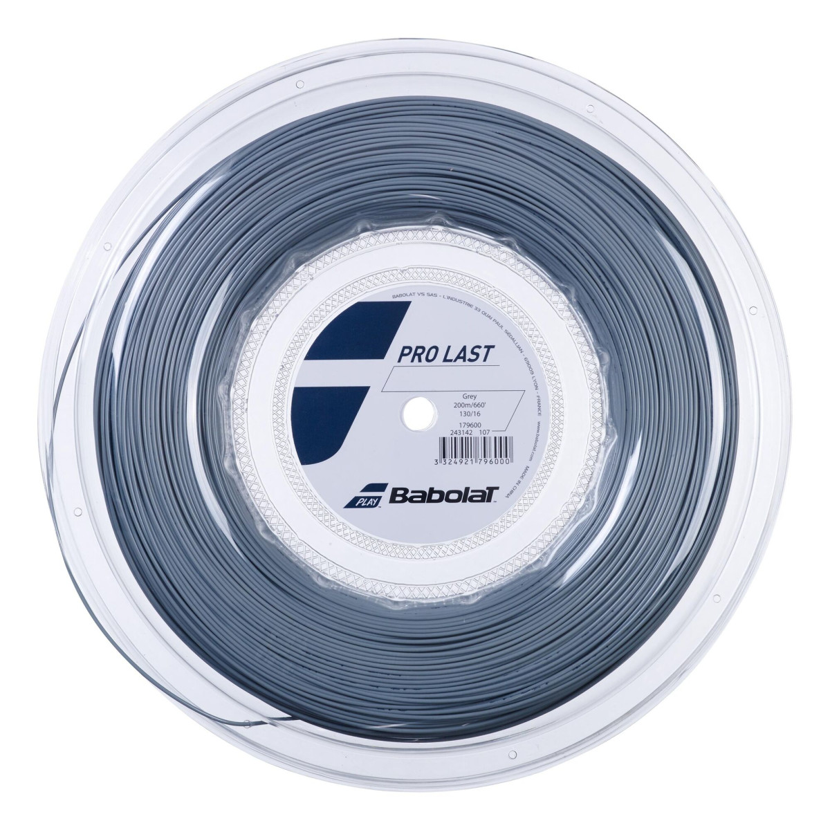 Bobine Babolat Pro Last Gris 200m