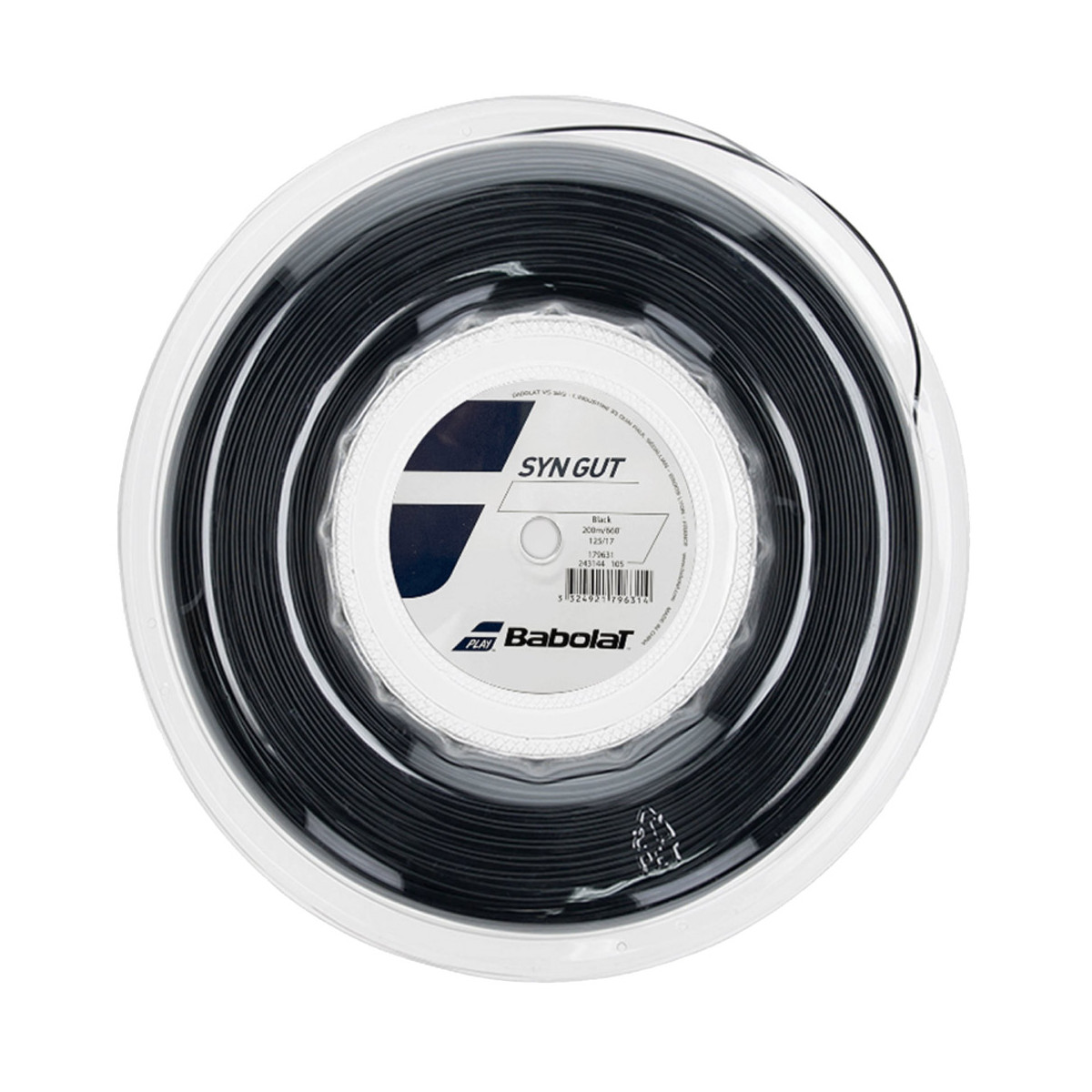 Bobine Babolat Syn Gut Noir 200m
