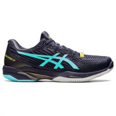 Chaussure Asics Gel Solution Speed FF 2 Clay Bleu Marine / Turquoise