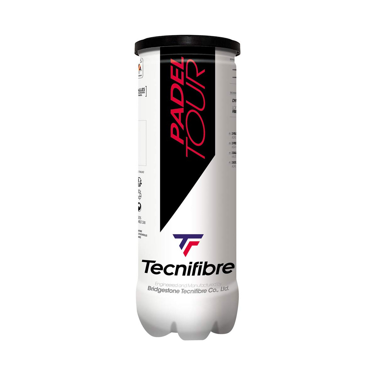 Tube de 3 balles Tecnifibre Padel Tour