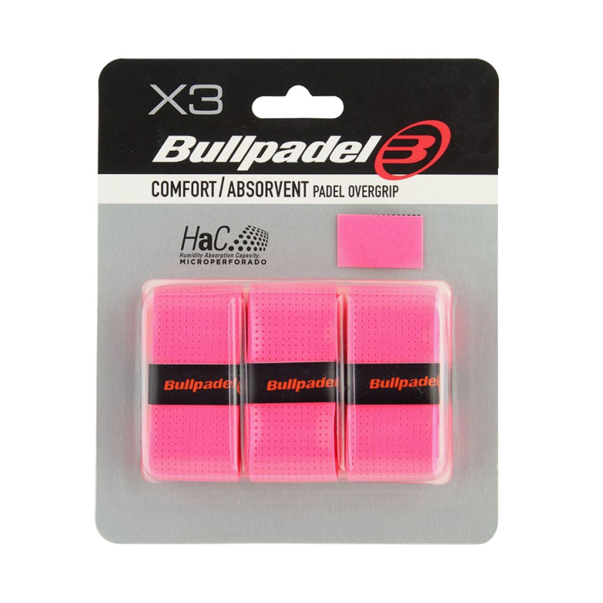 Surgrips Bullpadel Perforés Rose x 3