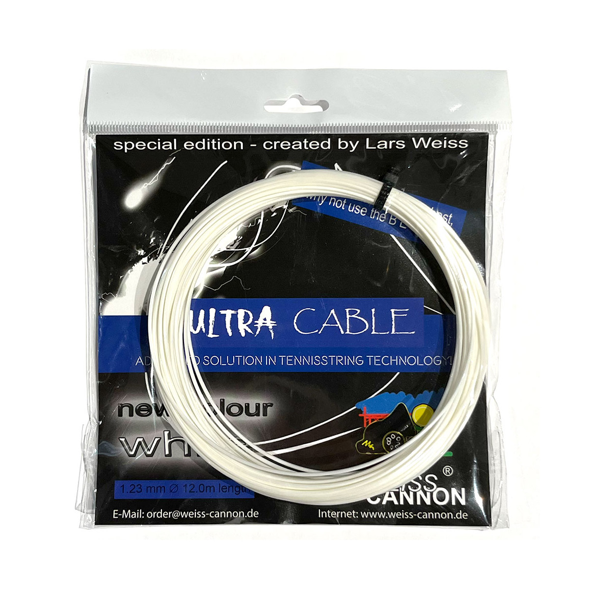 Weisscannon Ultra Cable White 12m