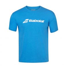 T-Shirt Babolat Exercise Bleu clair chiné