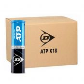 Carton 18 tubes de 4 balles Dunlop ATP