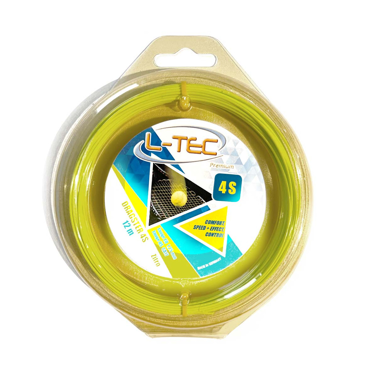 Cordage L-Tec 4S Jaune 12m