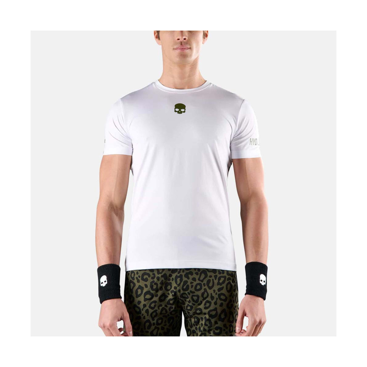T-shirt Hydrogen Tech Panther Blanc / Vert