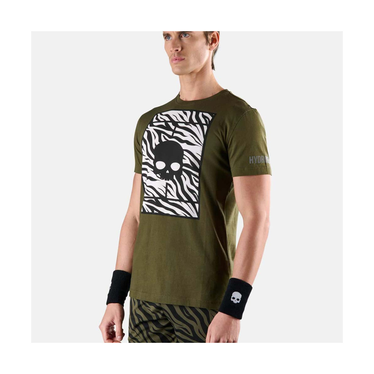 T-Shirt Hydrogen Tennis Court Vert / Blanc