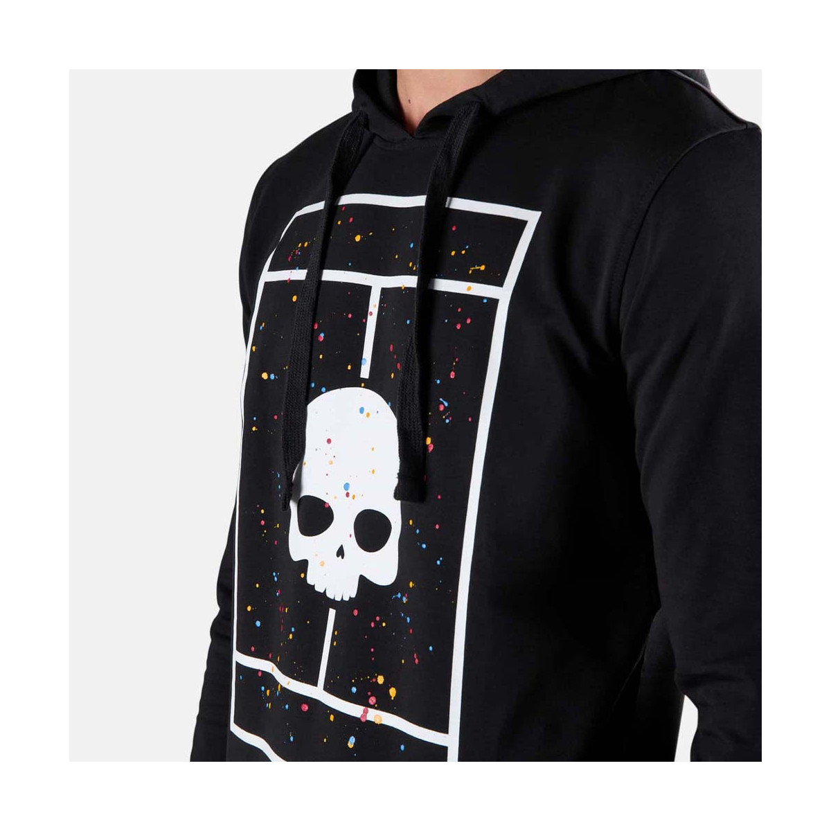 Sweat à capuche Hydrogen Court Noir Spark