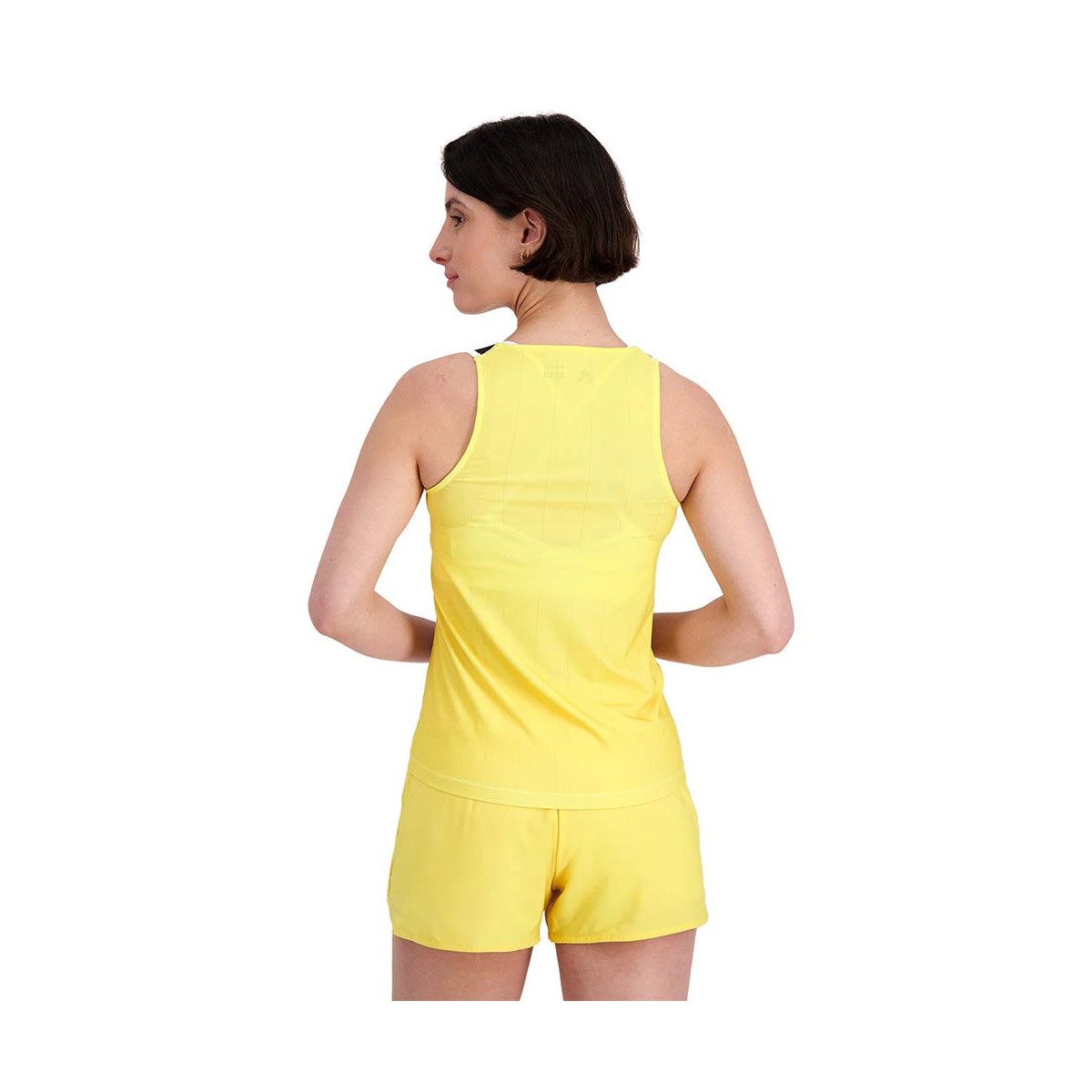 Débardeur Le Coq Sportif Yannick Noah Paris Blanc / Jaune