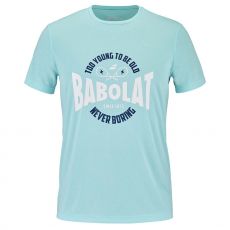 T-Shirt Babolat Exercise Graphic Bleu clair