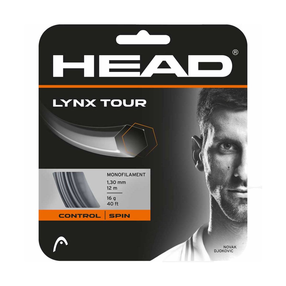 Head Lynx Tour Zwart 12m Snaar