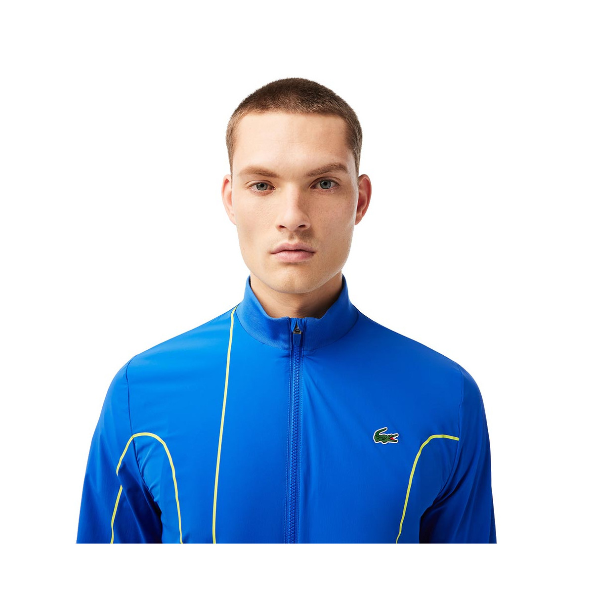 Veste zippée Lacoste Sport New York Novak Djokovic Bleu
