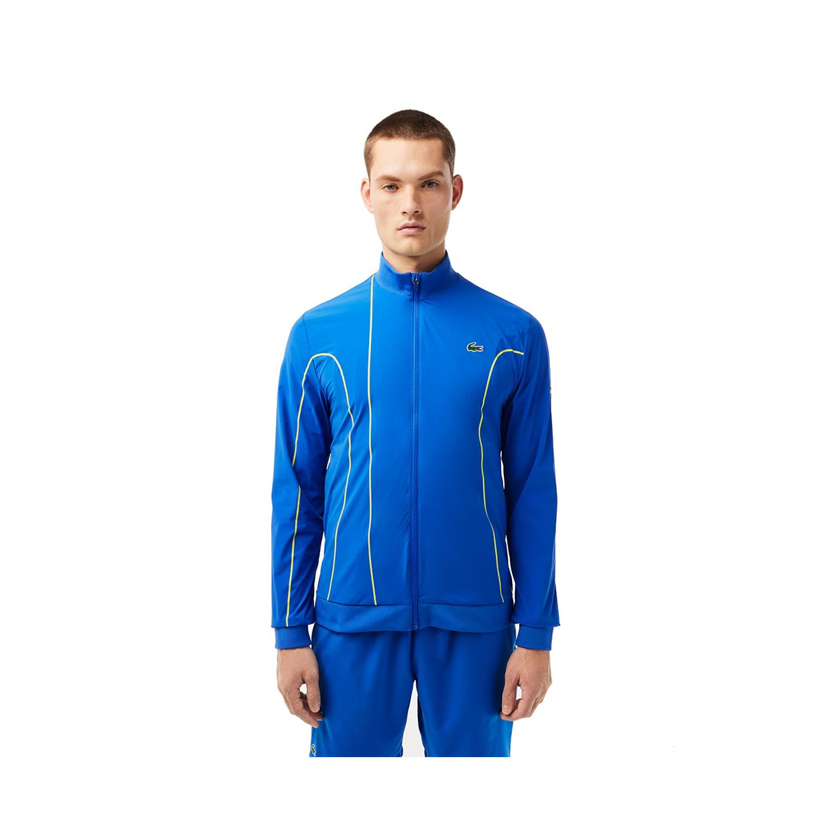 Veste zippée Lacoste Sport New York Novak Djokovic Bleu