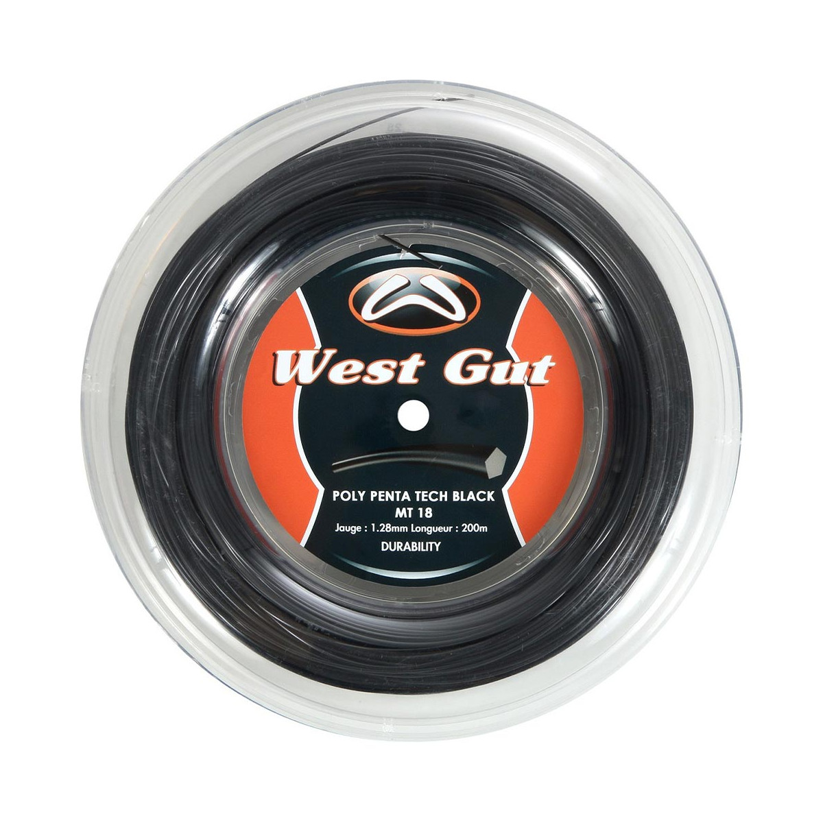 West Gut Hexa Spin Black MT20 200m Rol