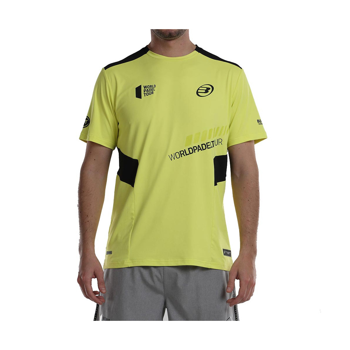 T-shirt Bullpadel Lugre Jaune
