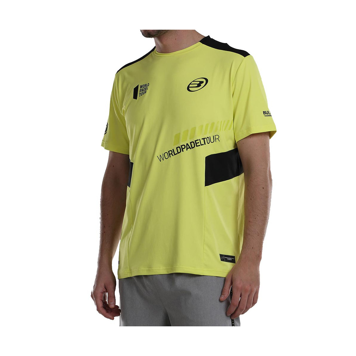T-shirt Bullpadel Lugre Jaune