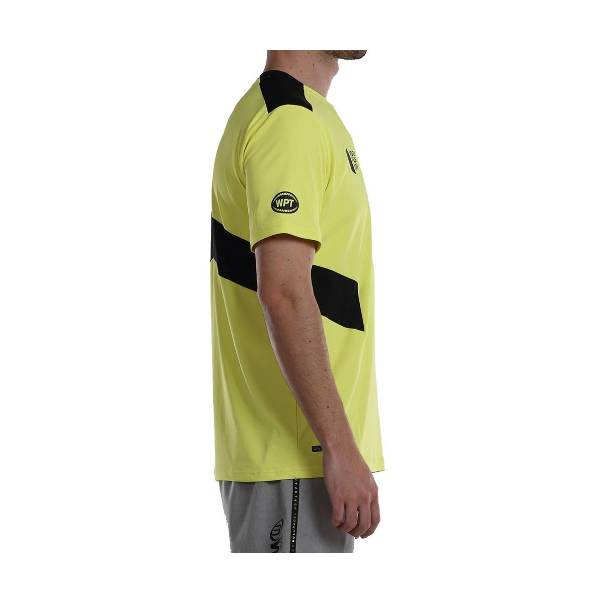 T-shirt Bullpadel Lugre Jaune