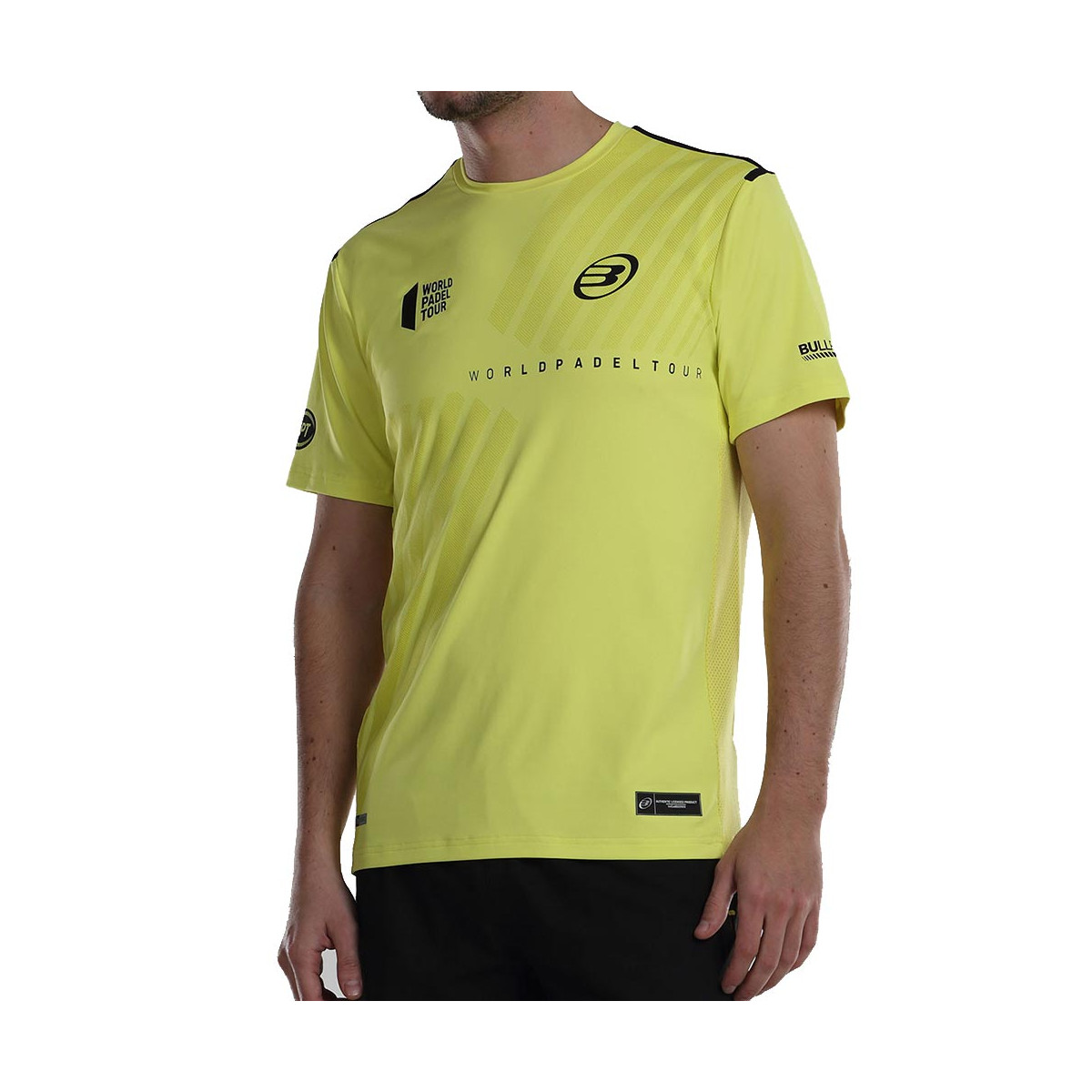 T-shirt Bullpadel Logro Jaune