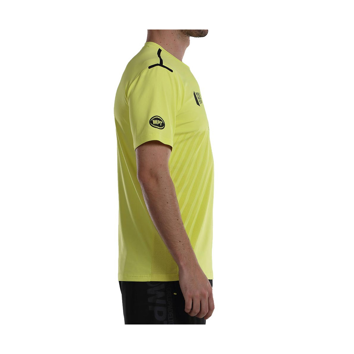 T-shirt Bullpadel Logro Jaune