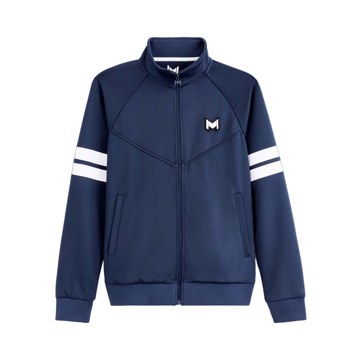 Mouratoglou hooded Jas marineblauw