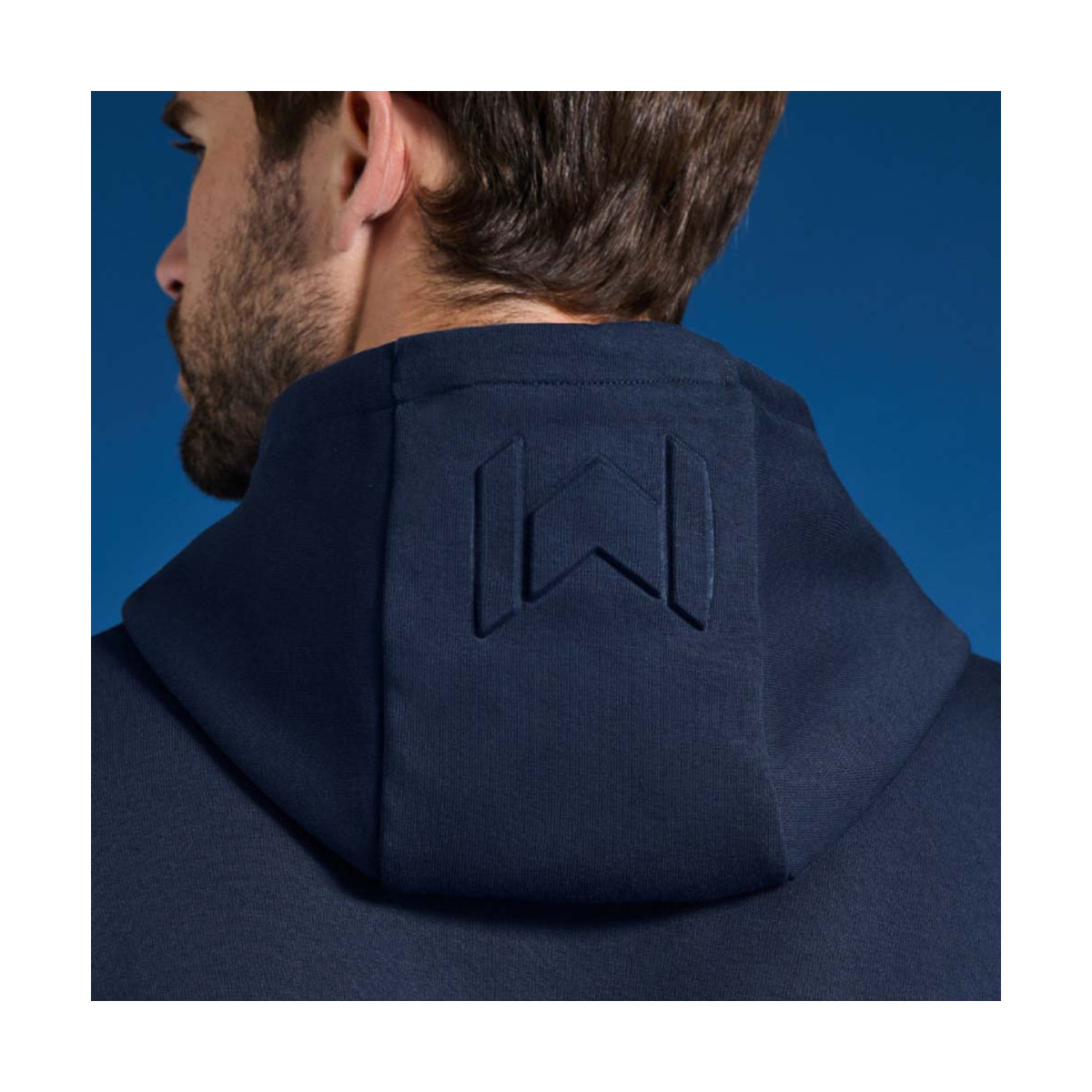 Sweat à capuche Mouratoglou Bleu marine
