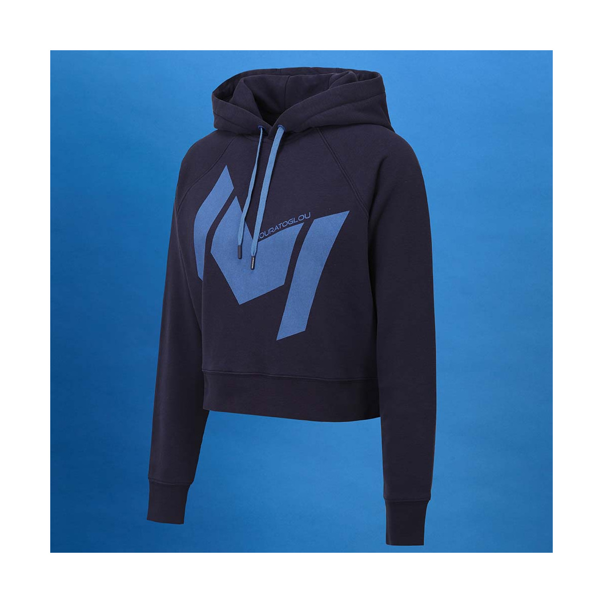 Sweat à capuche Mouratoglou Femme Bleu marine
