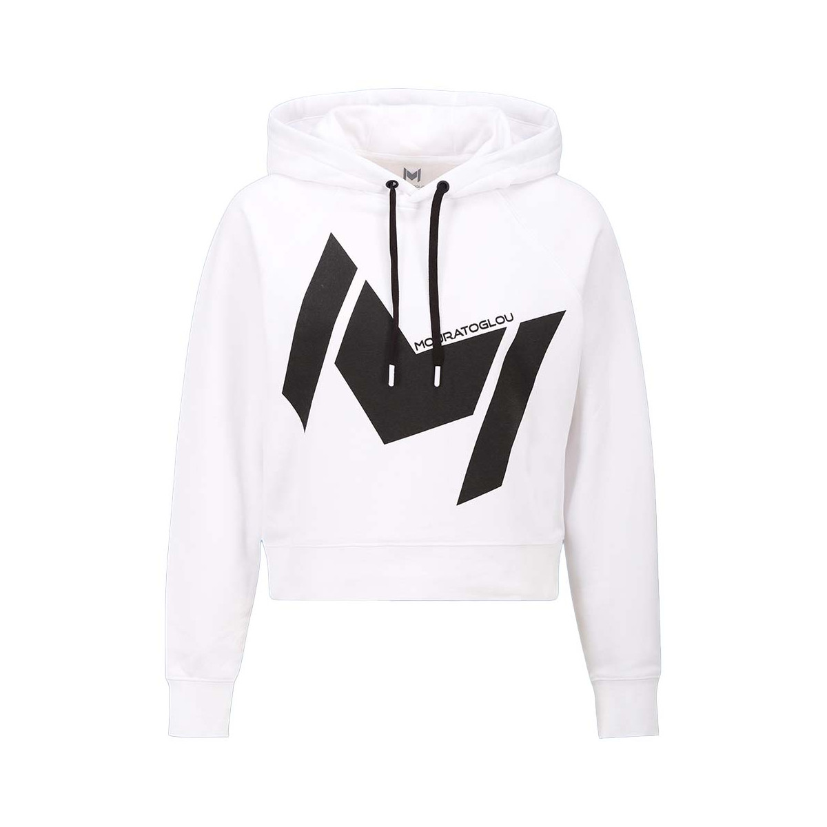 Sweat à capuche Mouratoglou Femme Blanc