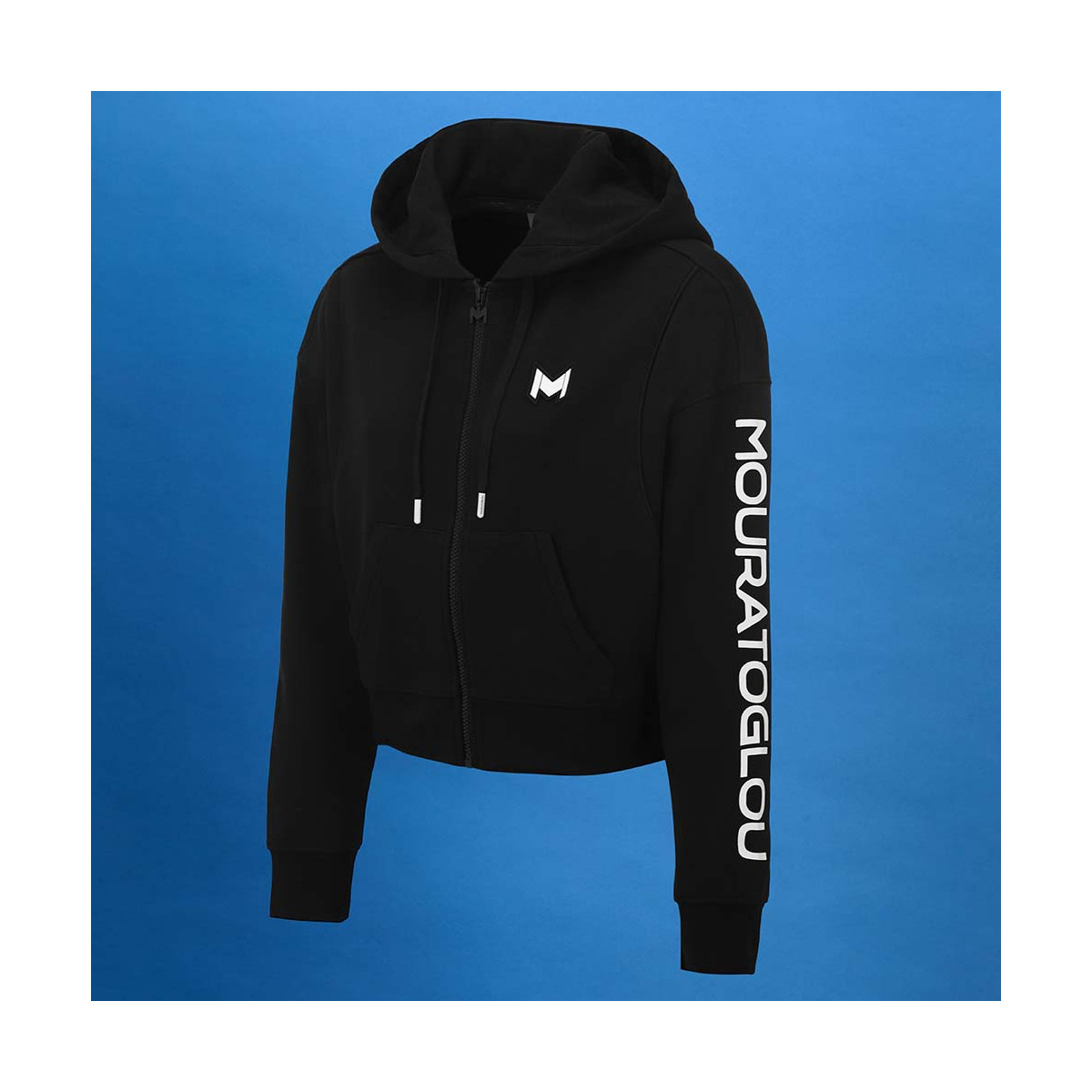 Veste à capuche Mouratoglou Femme Noir