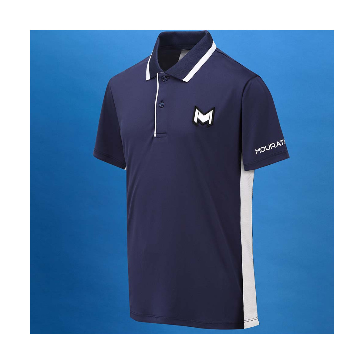 Polo Mouratoglou Match Garçon Bleu marine