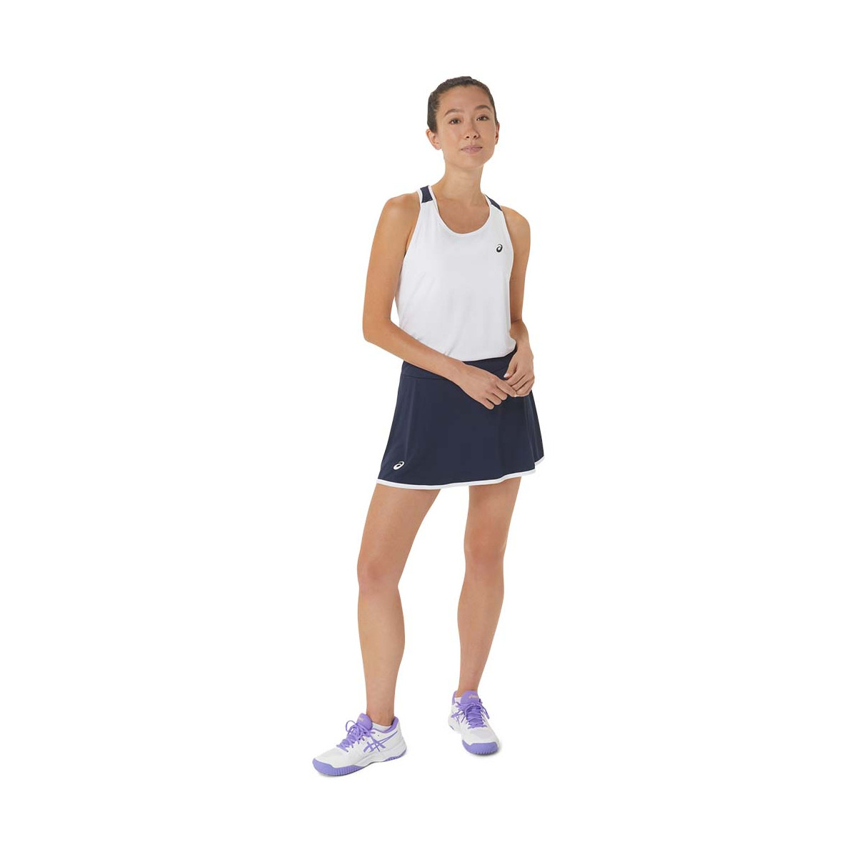 Asics Court Shorts Dames Zwart