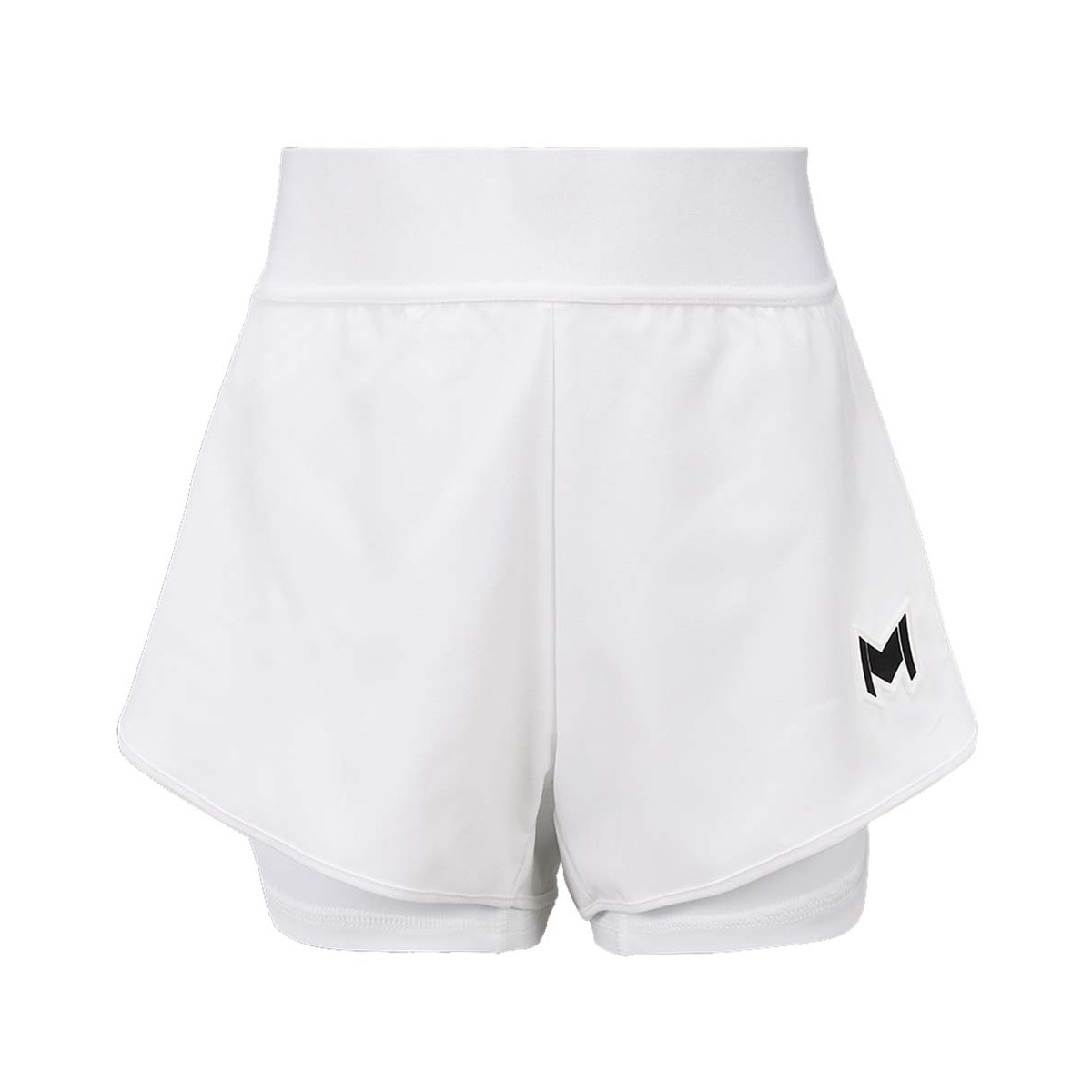 Short Mouratoglou Match Fille Blanc