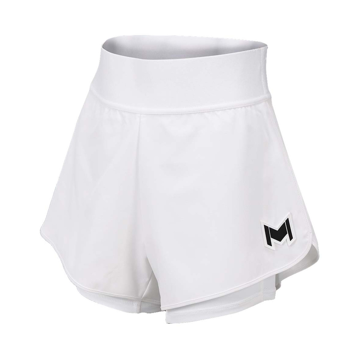 Short Mouratoglou Match Fille Blanc