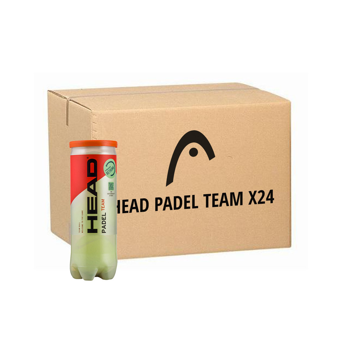 Doos 24 tubes van 3 Head Padel ballen