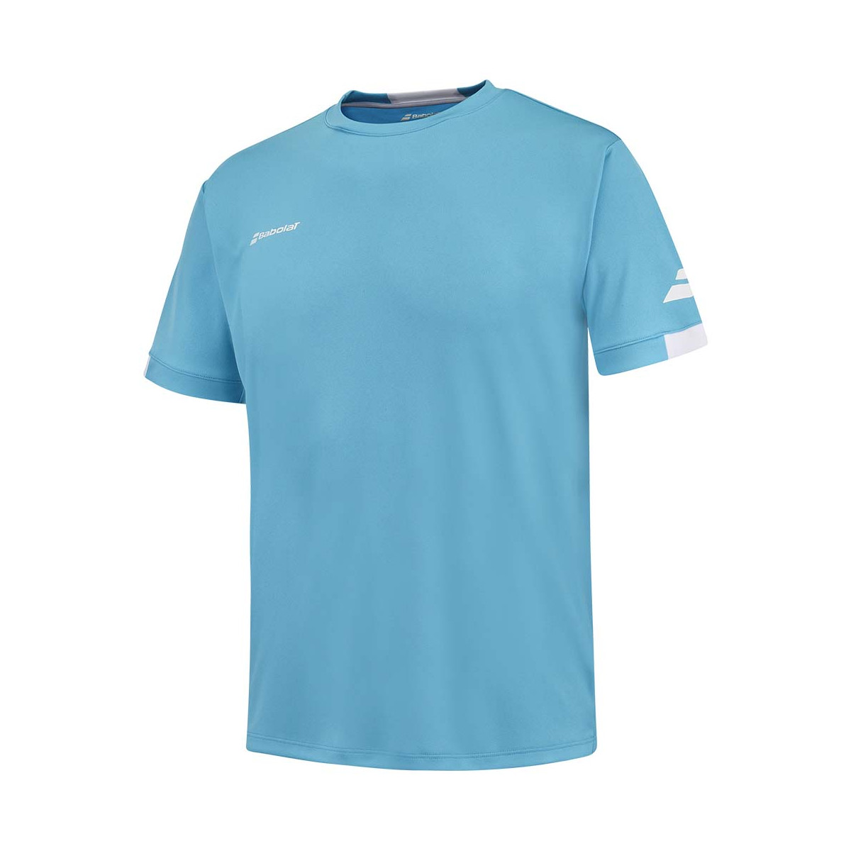 T-Shirt Babolat Play Crew Neck Bleu clair