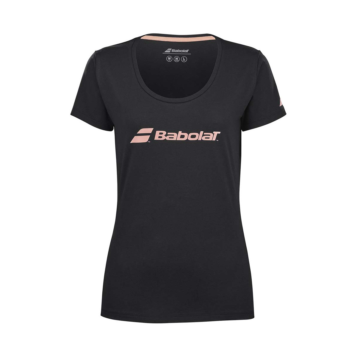 T-Shirt Babolat Exercise Femme Noir
