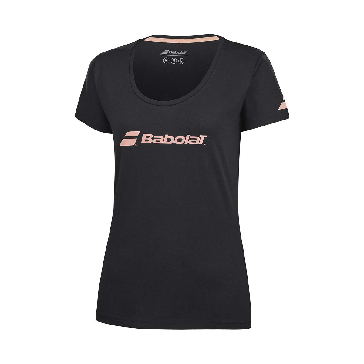 T-Shirt Babolat Exercise Femme Noir