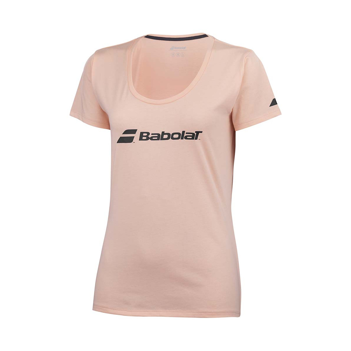 T-Shirt Babolat Exercise Femme Rose poudré