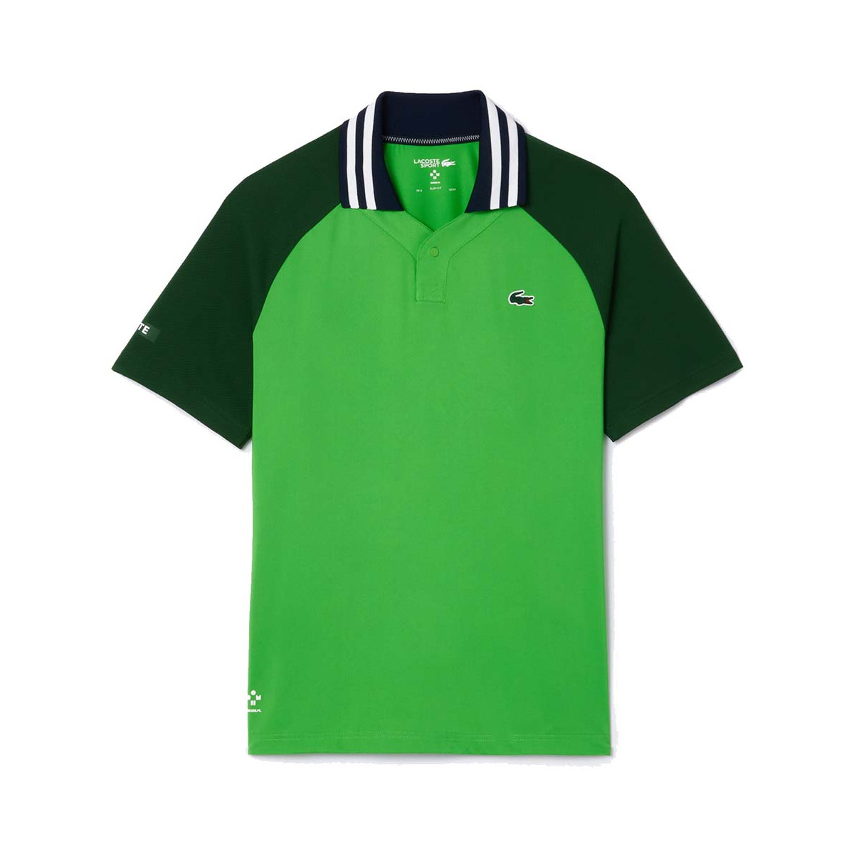 Lacoste Tennis x Daniil Medvedev blauw polo