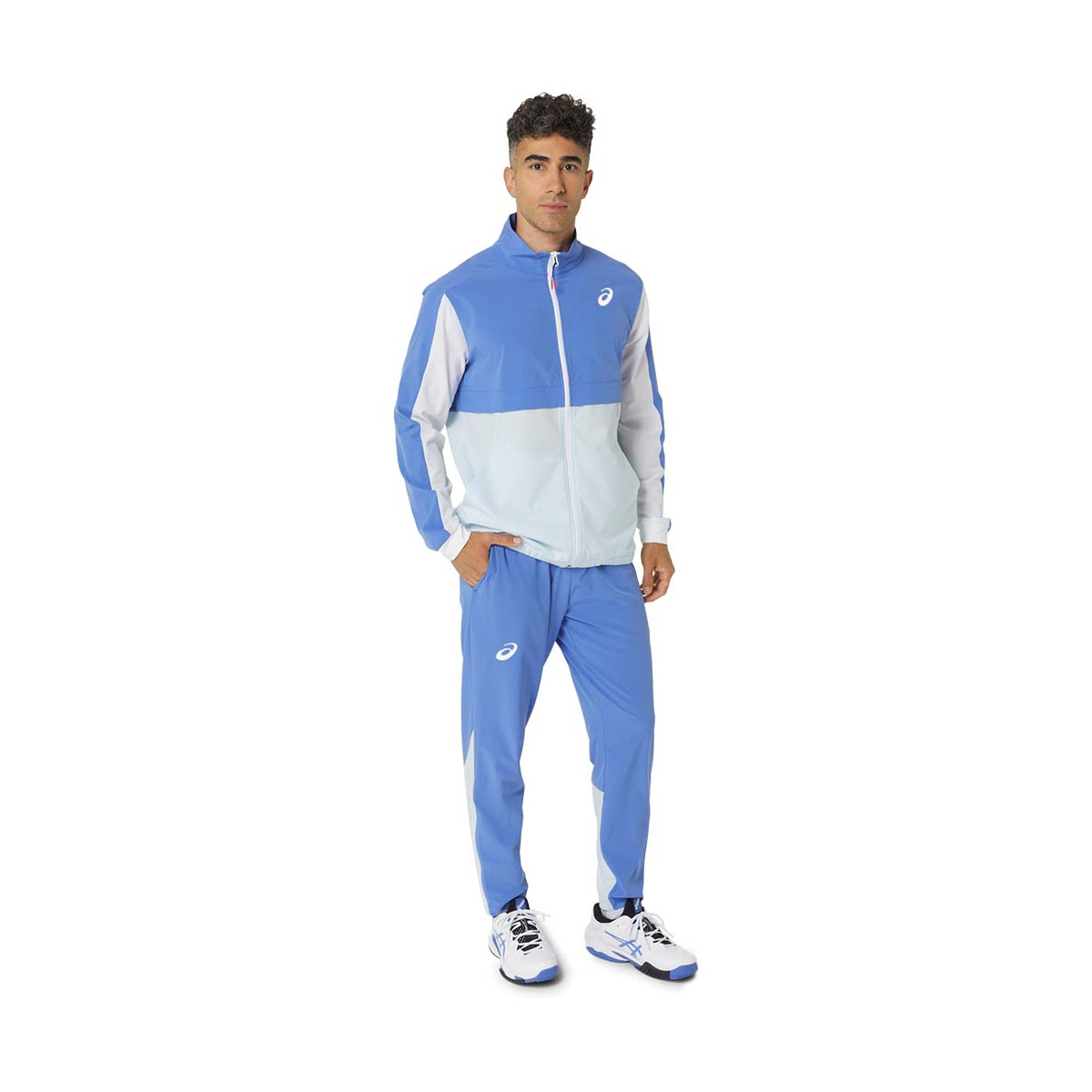 Veste Asics Match Bleu / Blanc