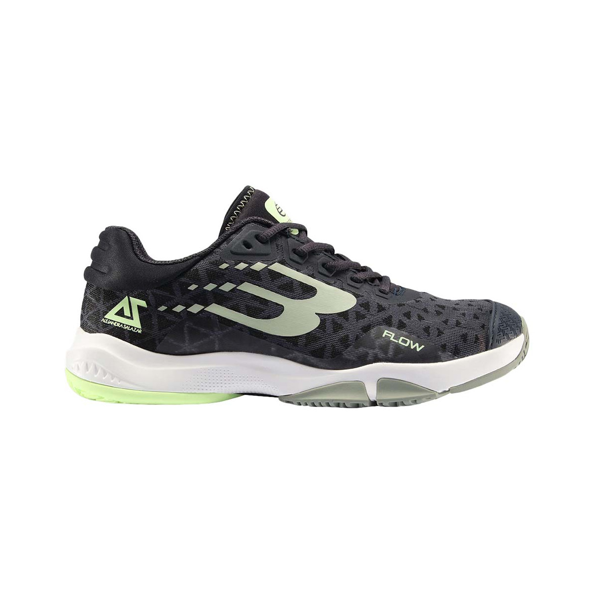 Bullpadel Flow Hybrid Fly 23I Damesschoenen Zwart/Fuchsia