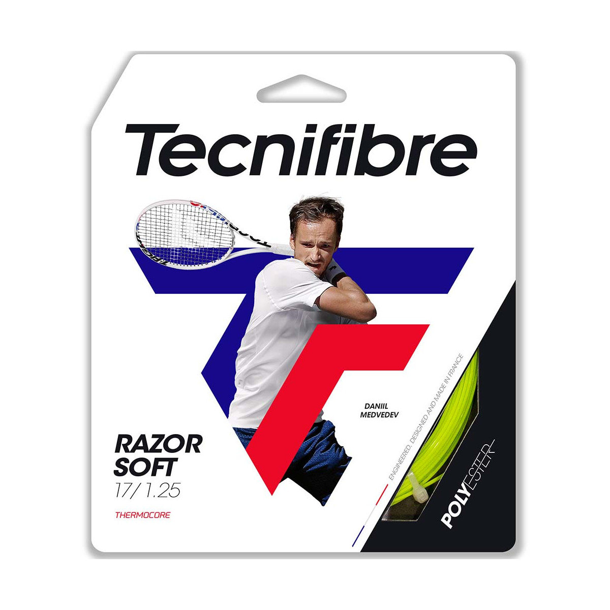 Cordage Tecnifibre Razor Soft Lime 12m