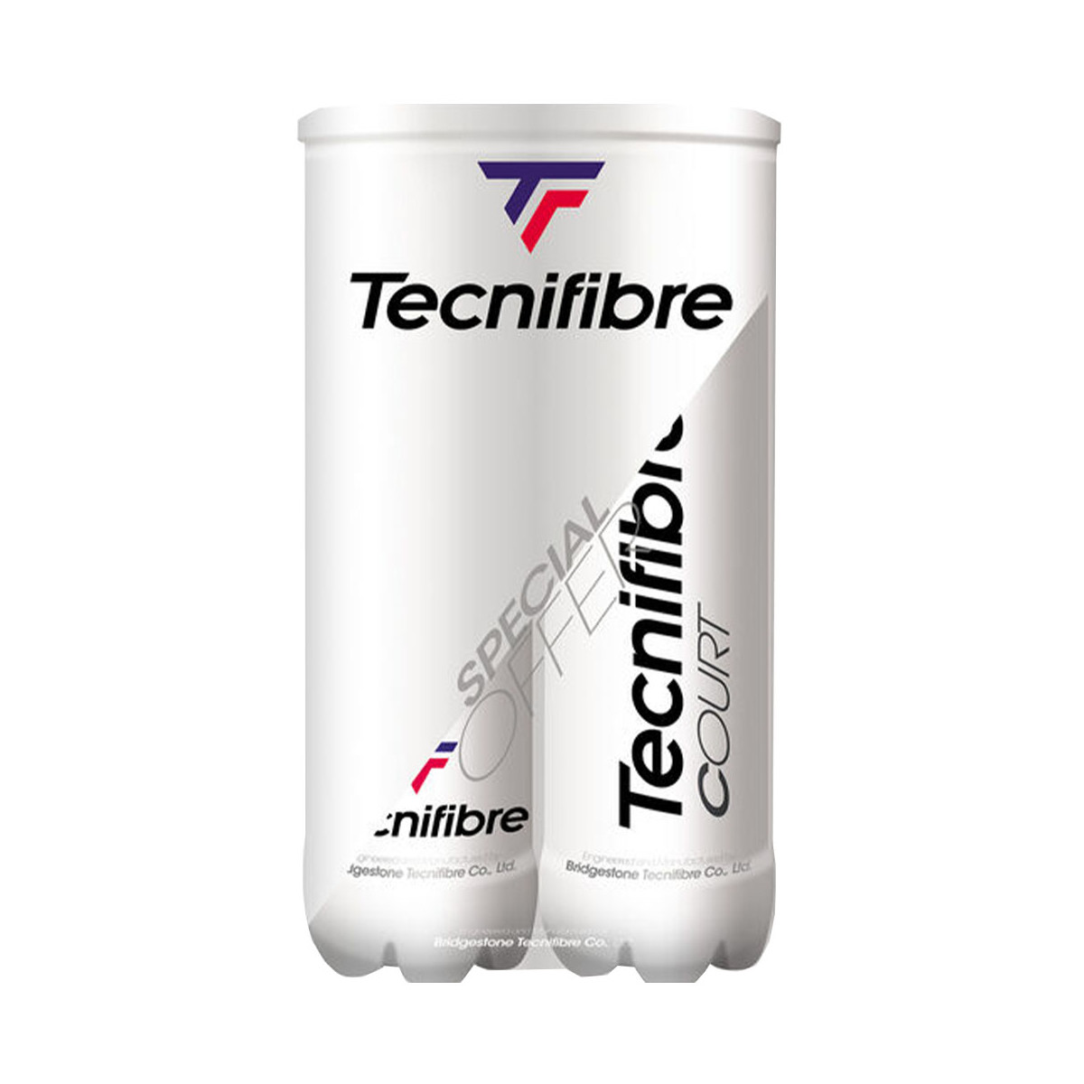 Tecnifibre Court bipack (2 x 4 Stuks Geel)