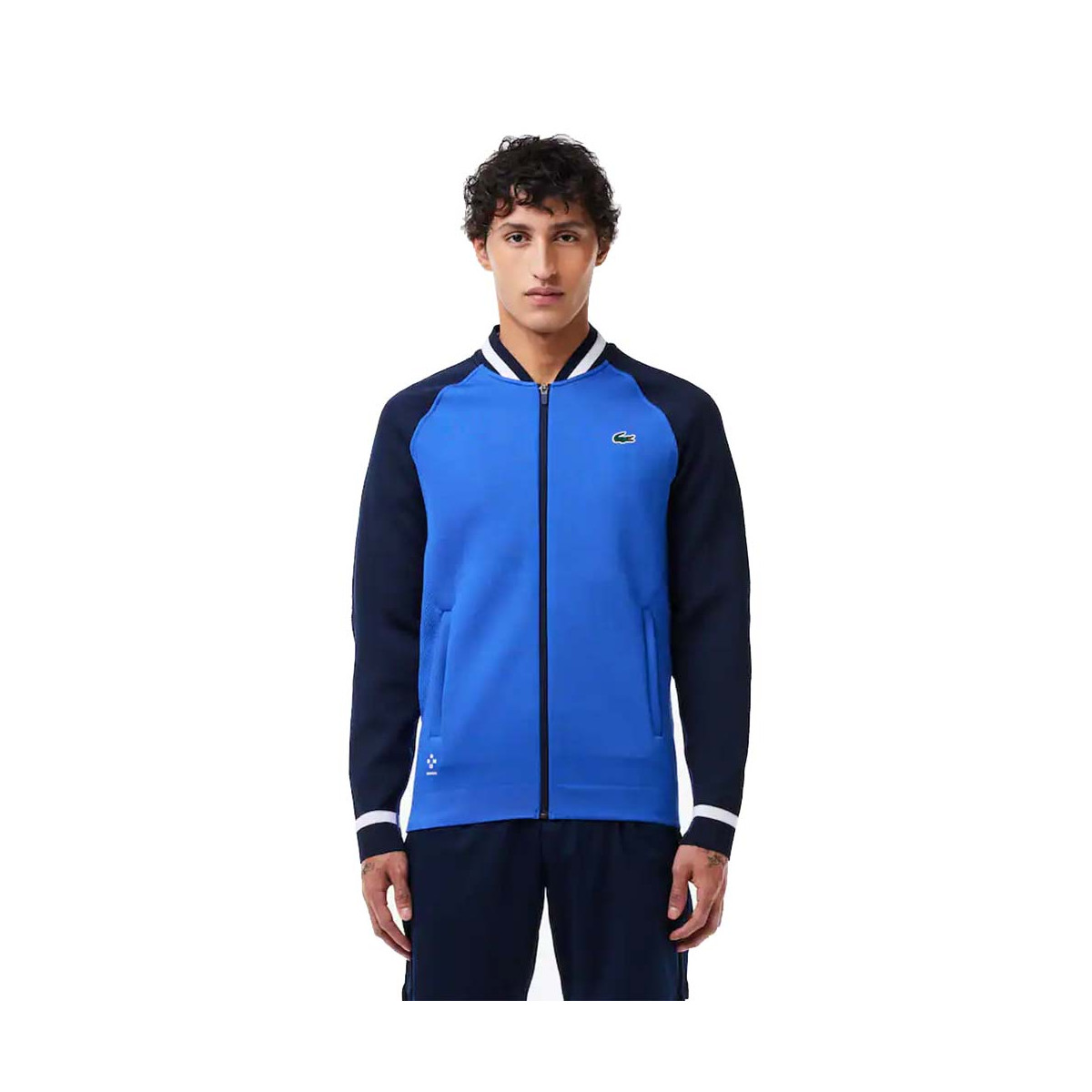 Veste zippée Lacoste Tennis x Daniil Medvedev Bleu / Bleu marine