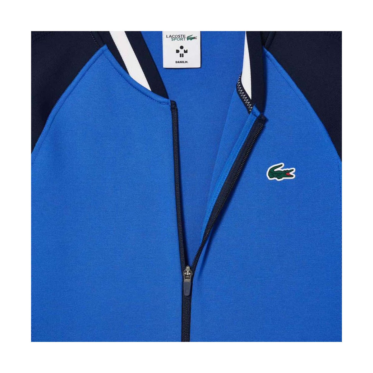 Veste zippée Lacoste Tennis x Daniil Medvedev Bleu / Bleu marine