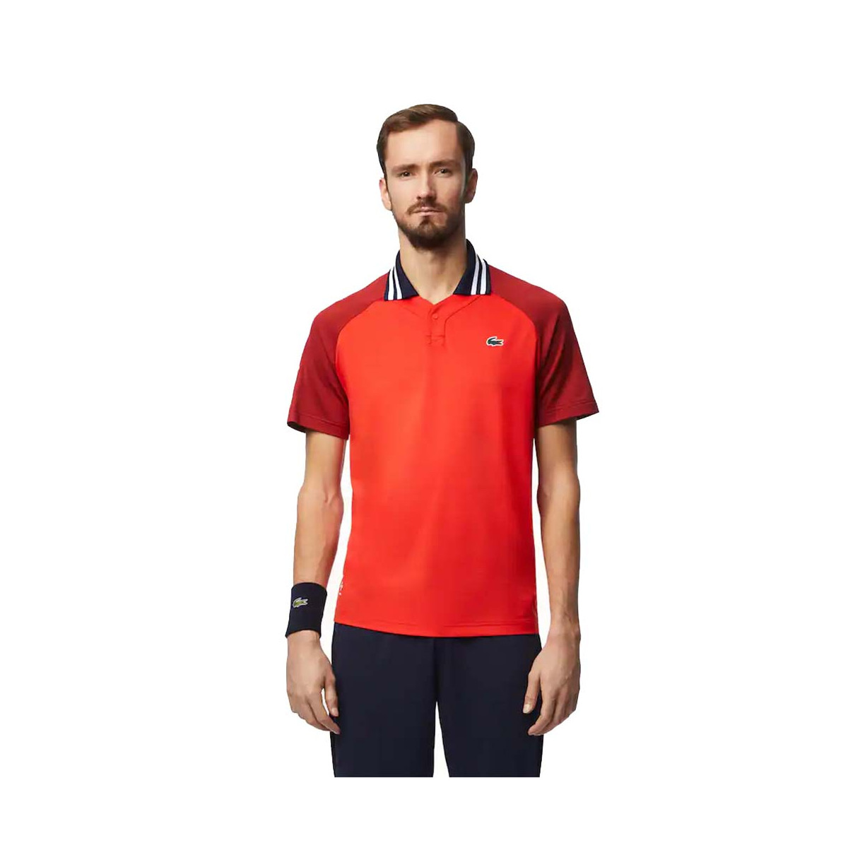 Lacoste Tennis Melbourne Daniil Medvedev groen polo