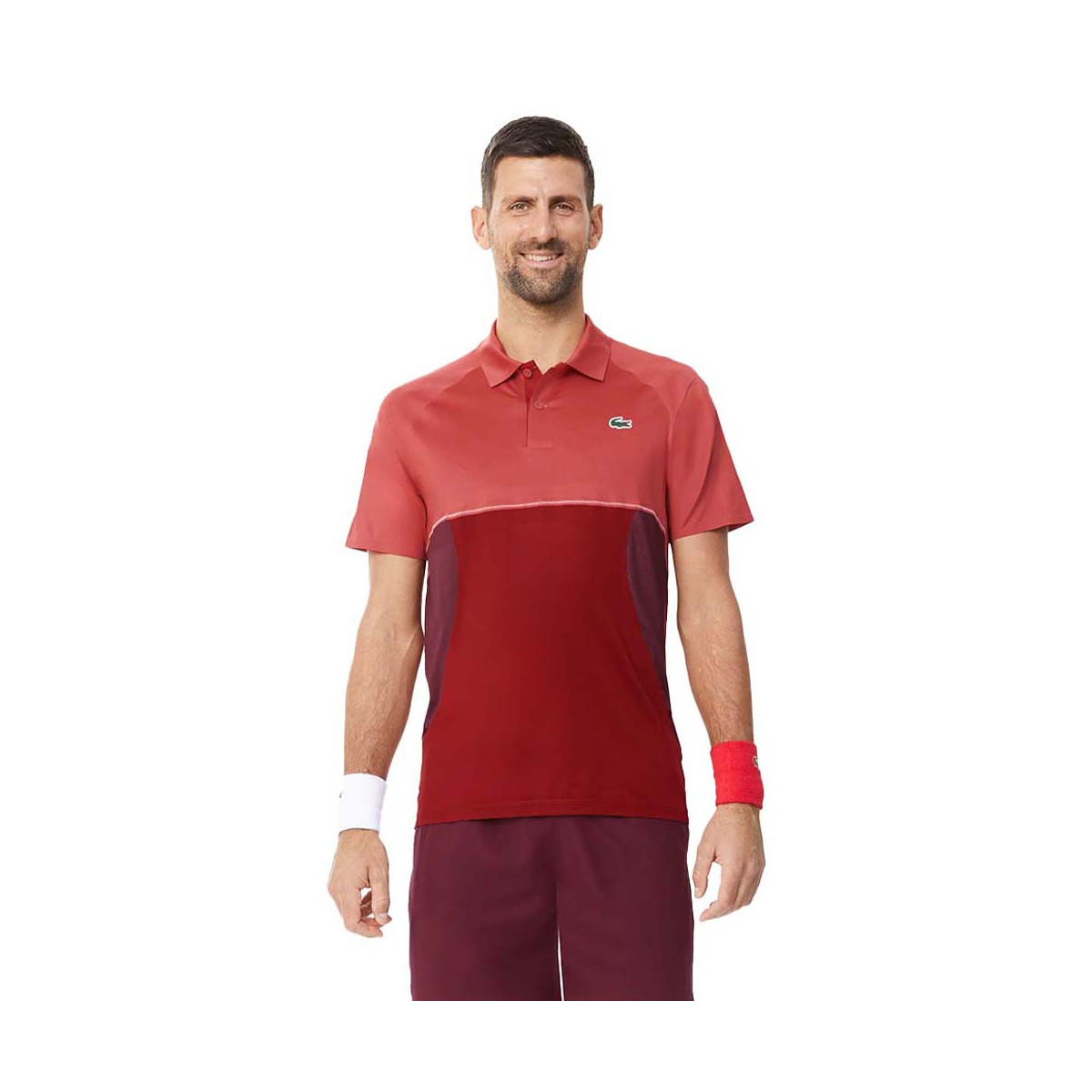 Lacoste Tennispolo Novak Djokovic Rood