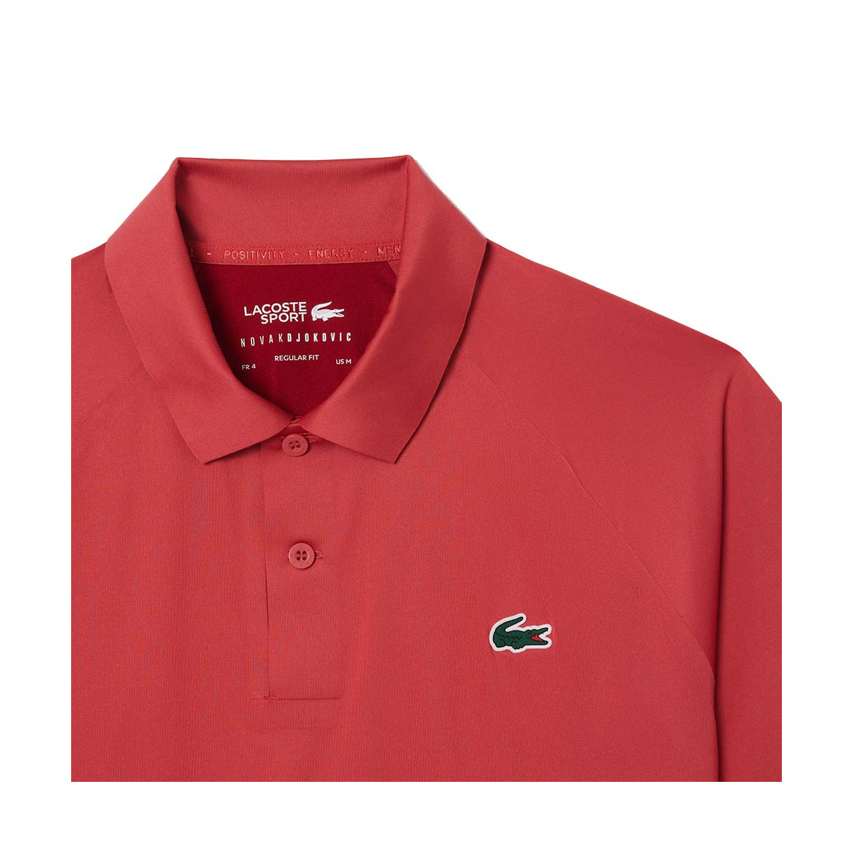 Lacoste Tennispolo Novak Djokovic Rood
