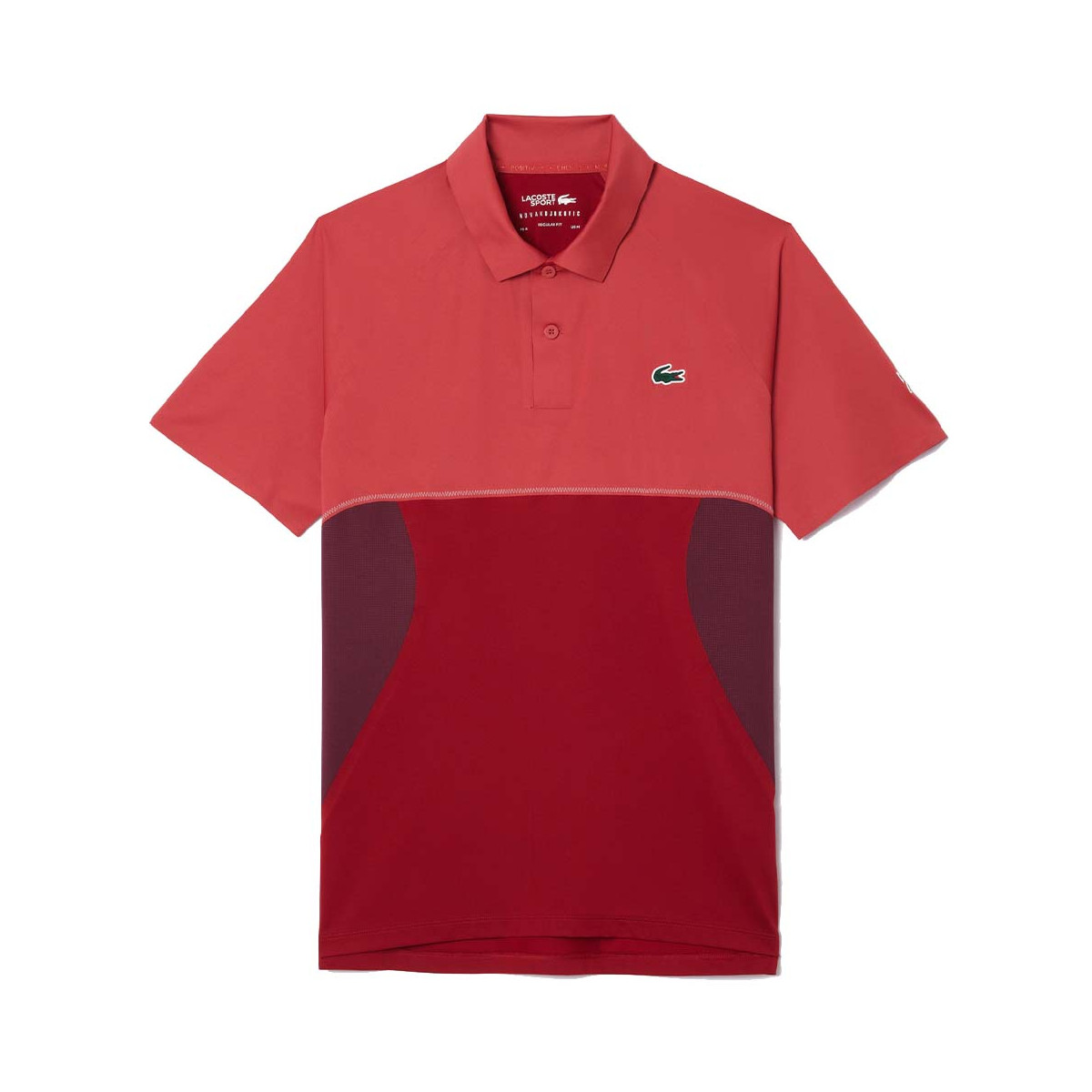 Lacoste Tennispolo Novak Djokovic Rood