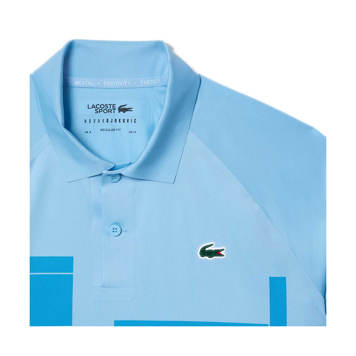 Polo Lacoste Tennis Novak Djokovic Player Bleu